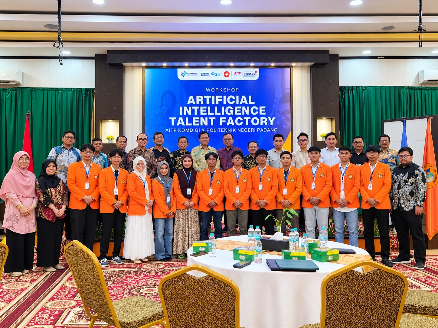 Politeknik Negeri Padang dan Kemkomdigi Gelar Workshop 1 Artificial Intelligence Talent Factory (AITF) Batch 2 Tahun 2026